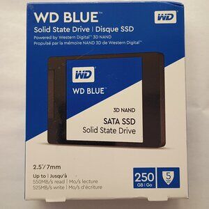 Western Digital 250GB SSD, 2.5 drive